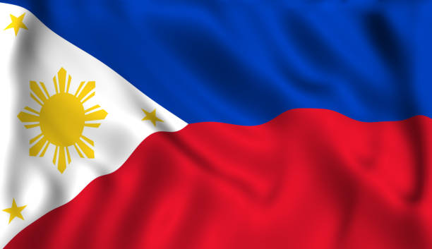 istock flag Philippines waving in the wind 979412362