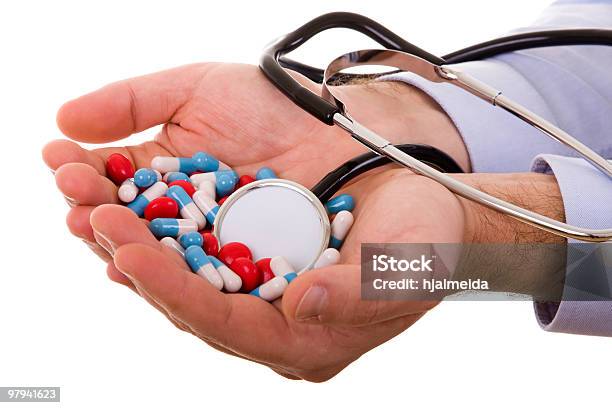 Pillole Mediche - Fotografie stock e altre immagini di Antibiotico - Antibiotico, Antidolorifico, Assuefazione