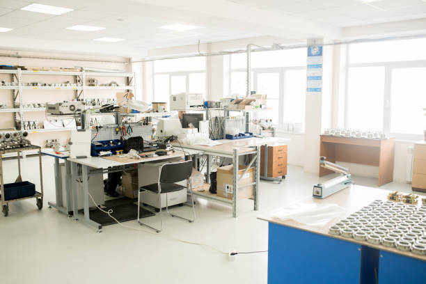 istock Interior of Measuring Device Factory 979419832