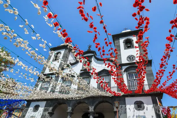 Photo of Traditional church in Funchal town, Madeira island