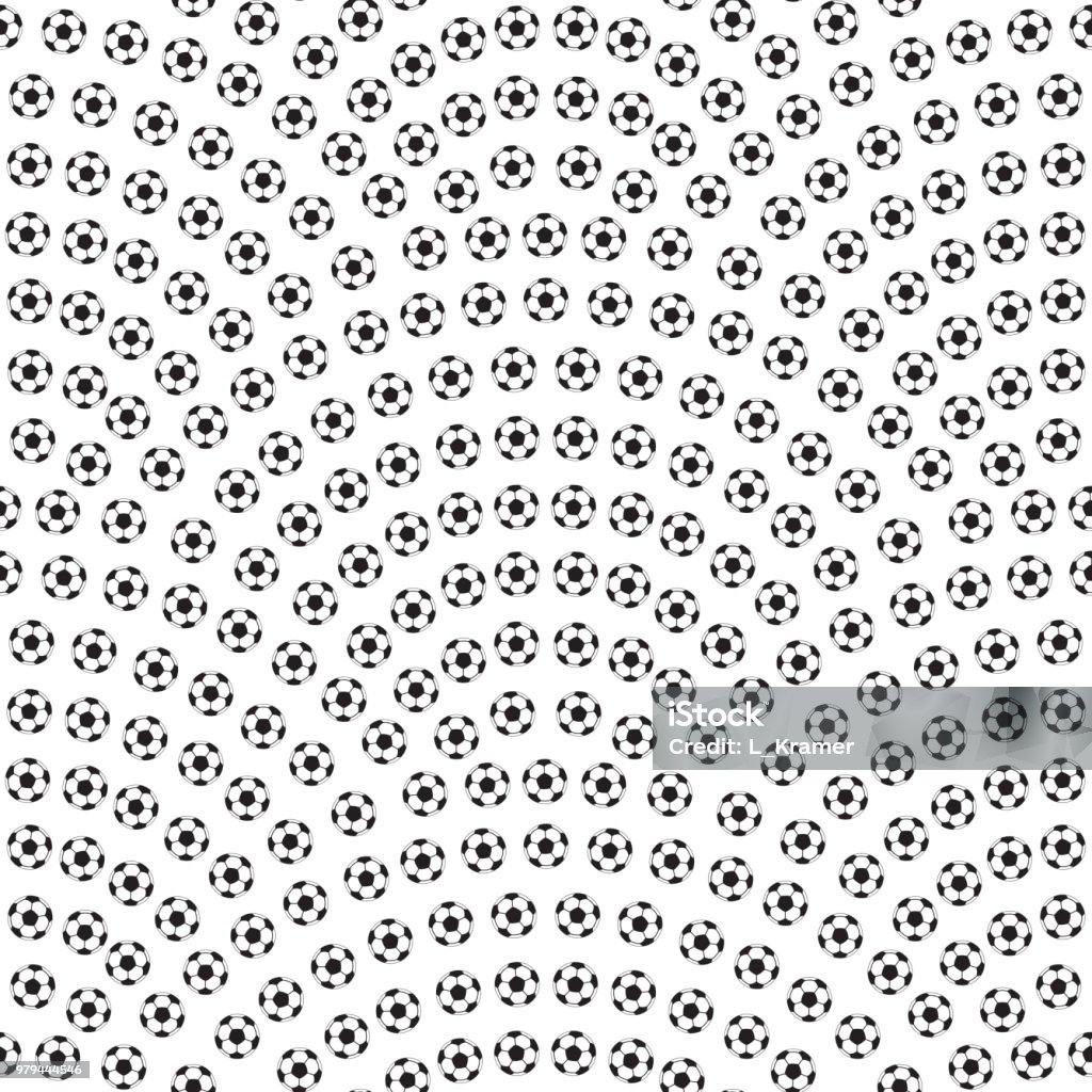 Vector Abstract Seamless Wavy Pattern With Geometrical Fish Scale Layout  Black And White Soccer Ball Background Fan Shaped Element Sport Football  Game Wallpaper Wrapping Paper Textile Print Web Page Fill Stock  Illustration -