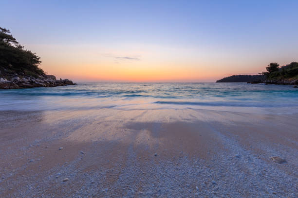 istock Marble beach (Saliara beach), Thassos Islands, Greece 979454750