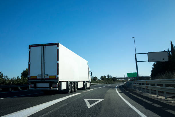 istock Truck on the road 979462734