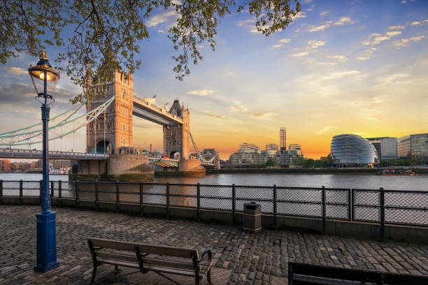 istock The Tower Bridge in London during sunset time 979469040