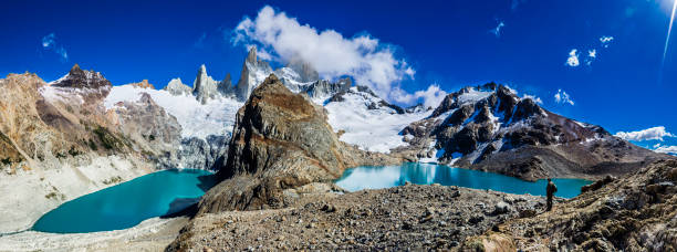 istock Mount Fitz Roy and its Lagoons making it a wonderful mountainscape 979470398
