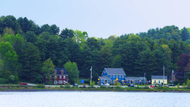 istock Colorful scene in Mahone Bay, Nova Scotia 979496874