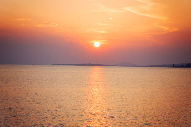 istock Beautiful sunset over the sea. 979497202