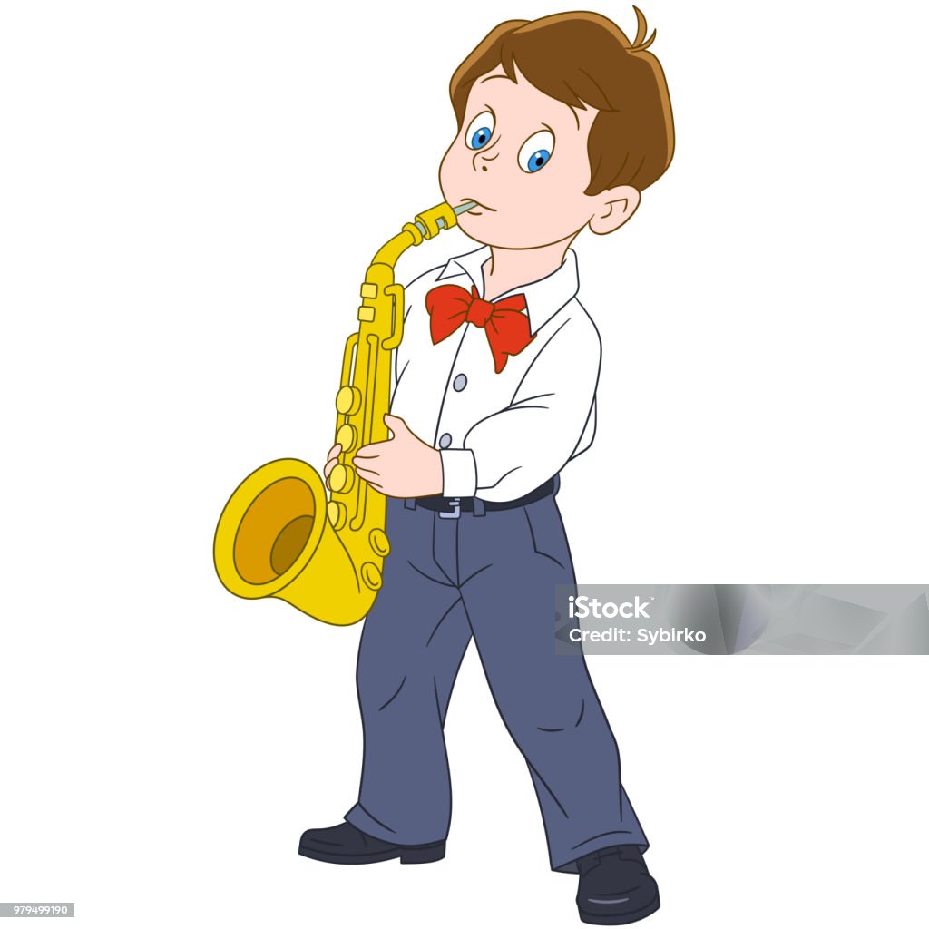 Cartoon Saxophonist Playing Saxophone Music Stock Illustration - Download Image Now - Artist, Beauty, Boys - iStock Cartoon Saxophonist Playing Saxophone Music Stock Illustration - Download Image Now - Artist, Beauty, Boys - iStock