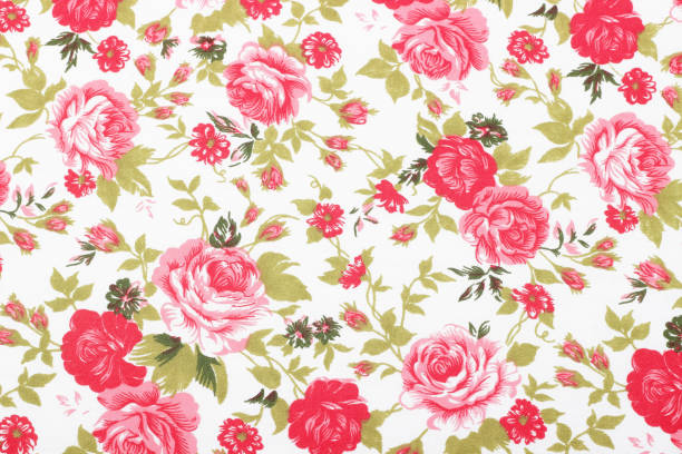 istock vintage style of tapestry flowers fabric pattern background 979555972