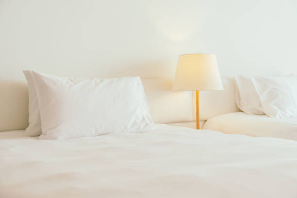 istock Pillows On Bed In Bedroom At Home 979563660