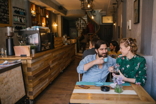istock Hipster couple enjoying a coffee break 979574564