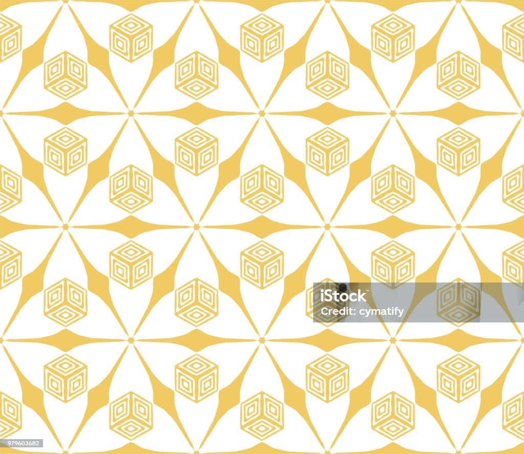Geometric Repeating Tile Cymatify Geometric Repeating Tile Pattern Stock Illustration - Download ...