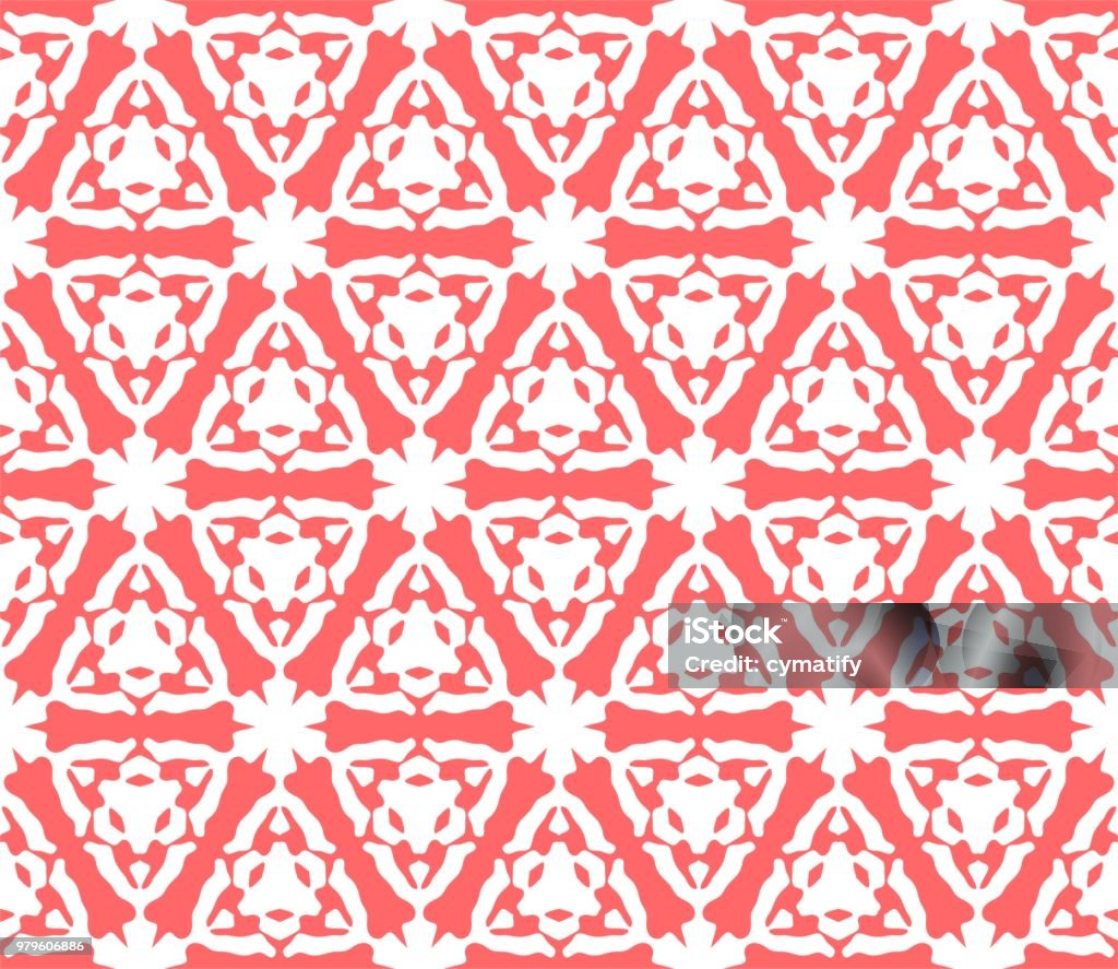 Geometric Repeating Tile Cymatify Geometric Repeating Tile Pattern Stock Illustration - Download ...