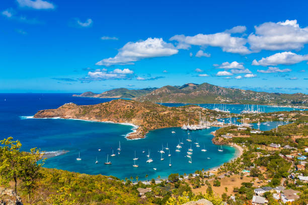 istock Antigua Yacht Club from Above 979653832