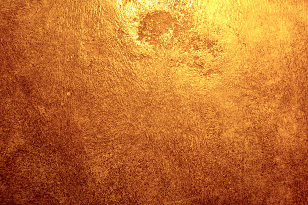 istock Golden metal texture background with high details 979654660