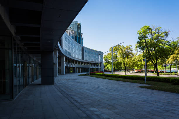 istock entrance of modern office building 979658072