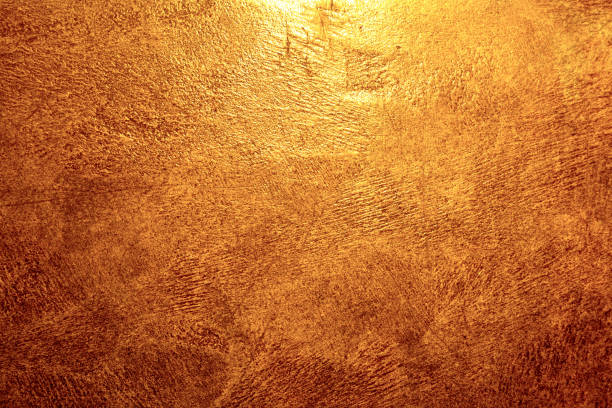 istock Golden metal texture background with high details 979665422