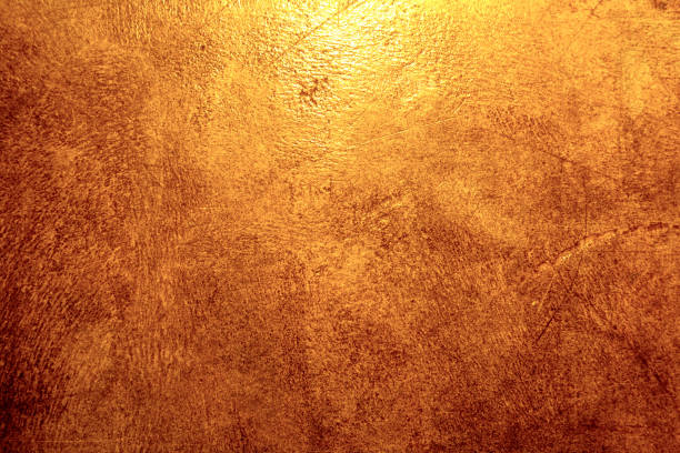 istock Golden metal texture background with high details 979669956
