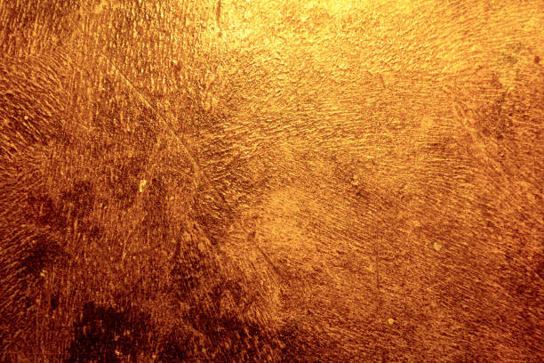 istock Golden metal texture background with high details 979670628
