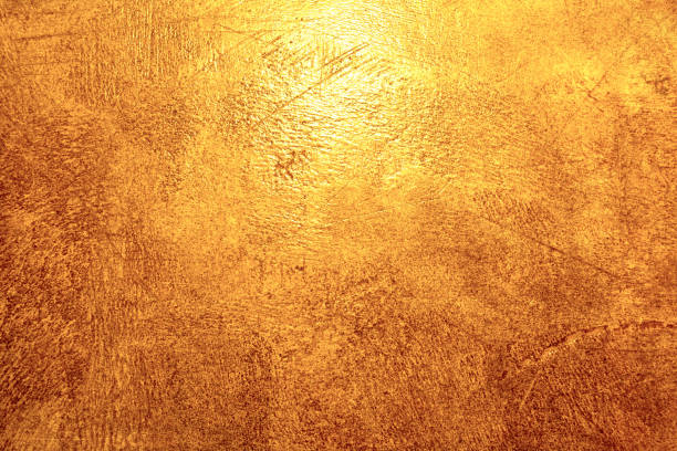 istock Golden metal texture background with high details 979684774