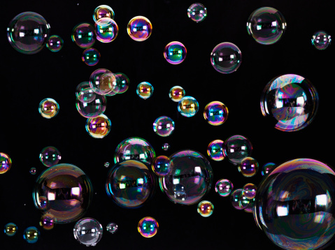 Burbujas de flotante photo