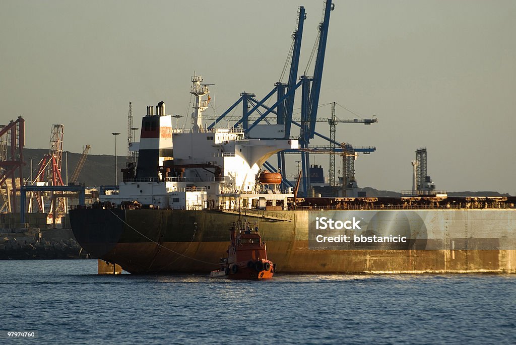 Petrol ship  Atlantic Islands Stock Photo