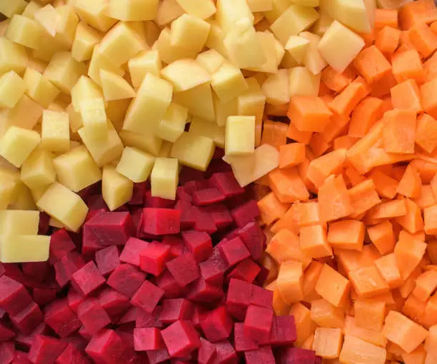 Photo of vegetables for steaming