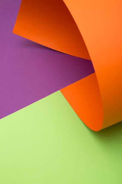 istock Abstract background of sheets of colored paper 979750772