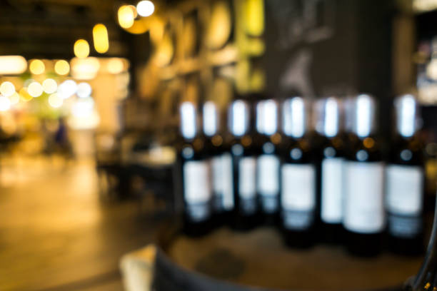 istock Blurred image of liquor shop 979752914