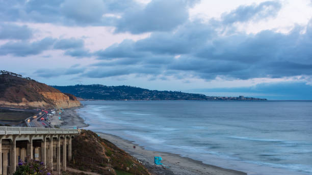istock The sunset at the Terry Pines Beach, San Diego, CA 979757230