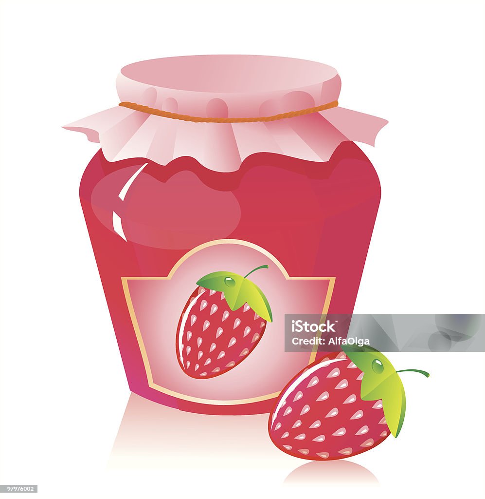 딸기잼 딸기 잼에 대한 스톡 벡터 아트 및 기타 이미지 - 딸기 잼, 라벨, 0명 - Istock