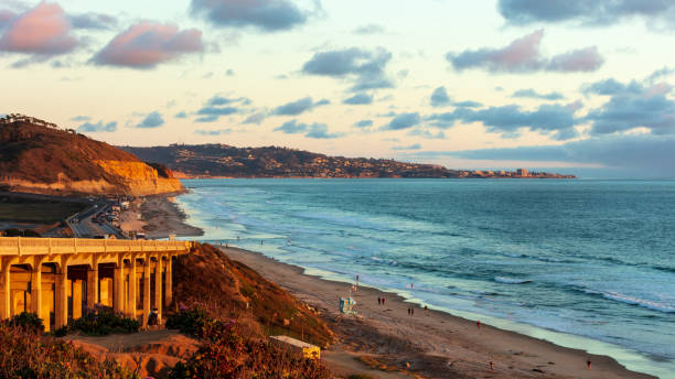 istock The sunset at the Terry Pines Beach, San Diego, CA 979764508