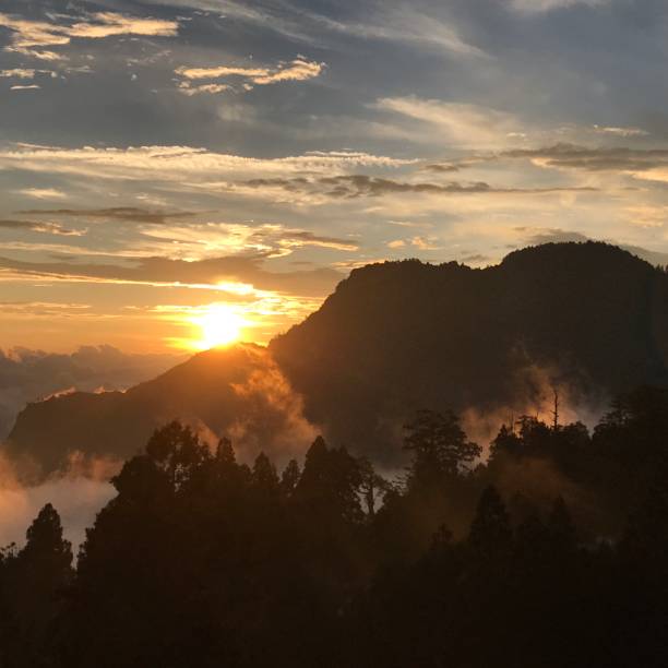istock Sunset over Alishan, Taiwan 979765054
