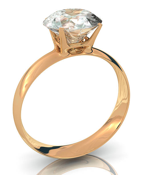 istock Engagement ring. Beautiful sparkling diamond. Beautiful round shape emerald pictures. 97977321