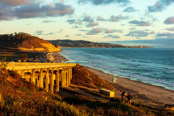 istock The sunset at the Terry Pines Beach, San Diego, CA 979773238