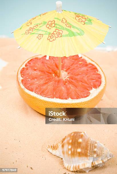 Beach Stock Photo - Download Image Now - Animal Shell, Blue, Citrus Fruit
