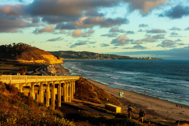 istock The sunset at the Terry Pines Beach, San Diego, CA 979779680