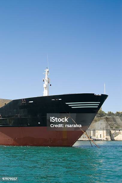 Merchant Ship Stock Photo - Download Image Now - Blue, Color Image, Container Ship