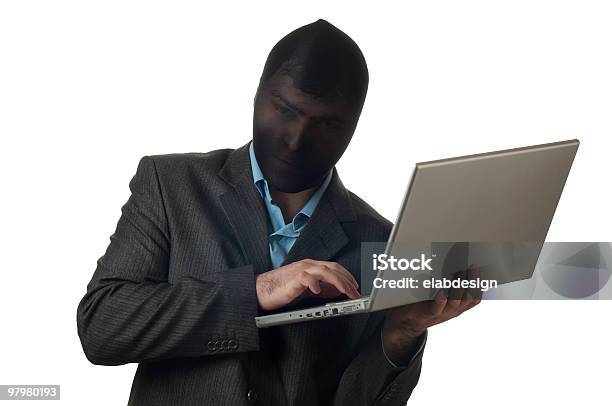 Masked Man Making The Internet A Crime Stock Photo - Download Image Now - Adult, Adults Only, Alertness