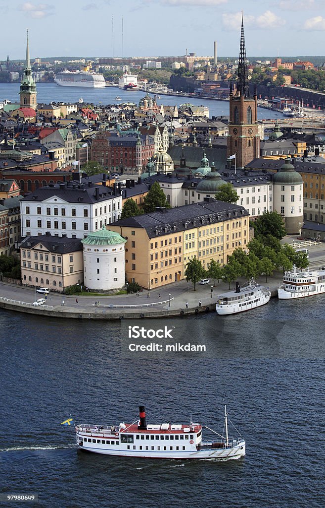 Stockholm City - Lizenzfrei Bauen Stock-Foto