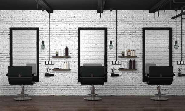 7,813 Barber Shop Mirror Stock Photos, Pictures & Royalty-Free Images -  iStock | Barber chair