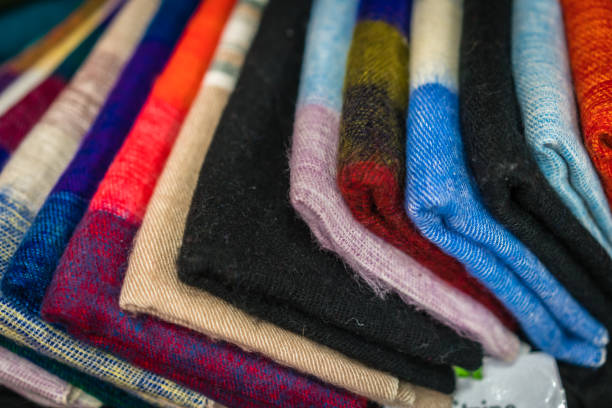 istock Colorful textures of scarves and blankets 979885298