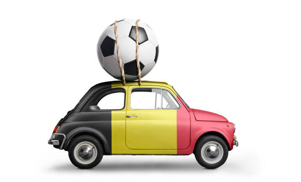 istock Belgium football car 979900578