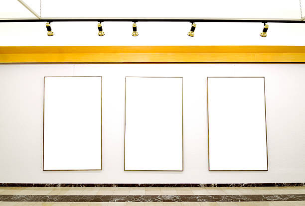 istock Gallery of blank canvases 97993468
