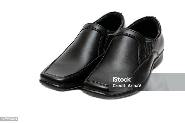 Black Mans Boots Stock Photo - Download Image Now - Adult, Black Color, Boot