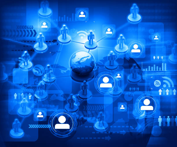istock Concept of global business network 979940652