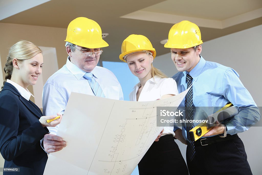 Grupo de trabajadores - Foto de stock de Adulto libre de derechos