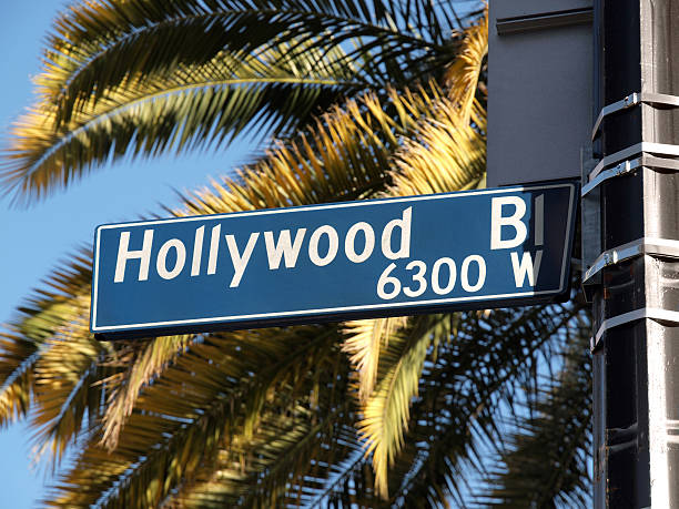 hollywood blvd las palmas - boulevard fotografías e imágenes de stock