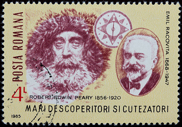 istock Robert Edwin Peary and Emil Racovita stamp 97994936