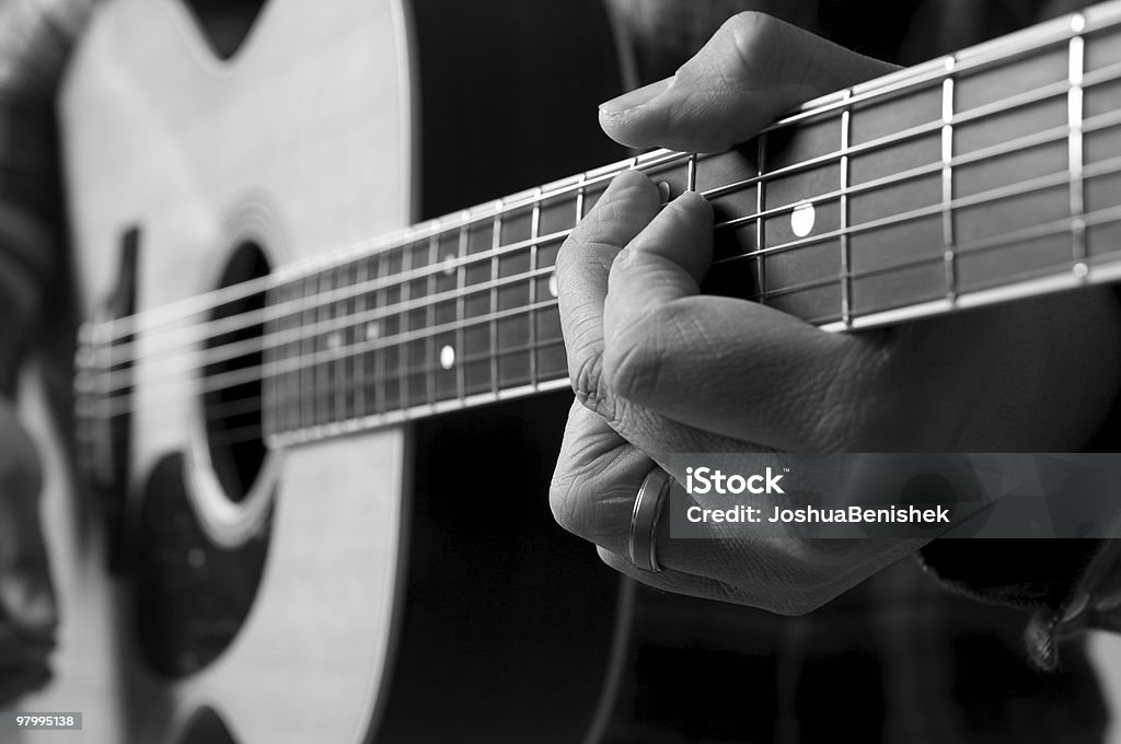 Guitarist - Royalty-free Akoestische gitaar Stockfoto